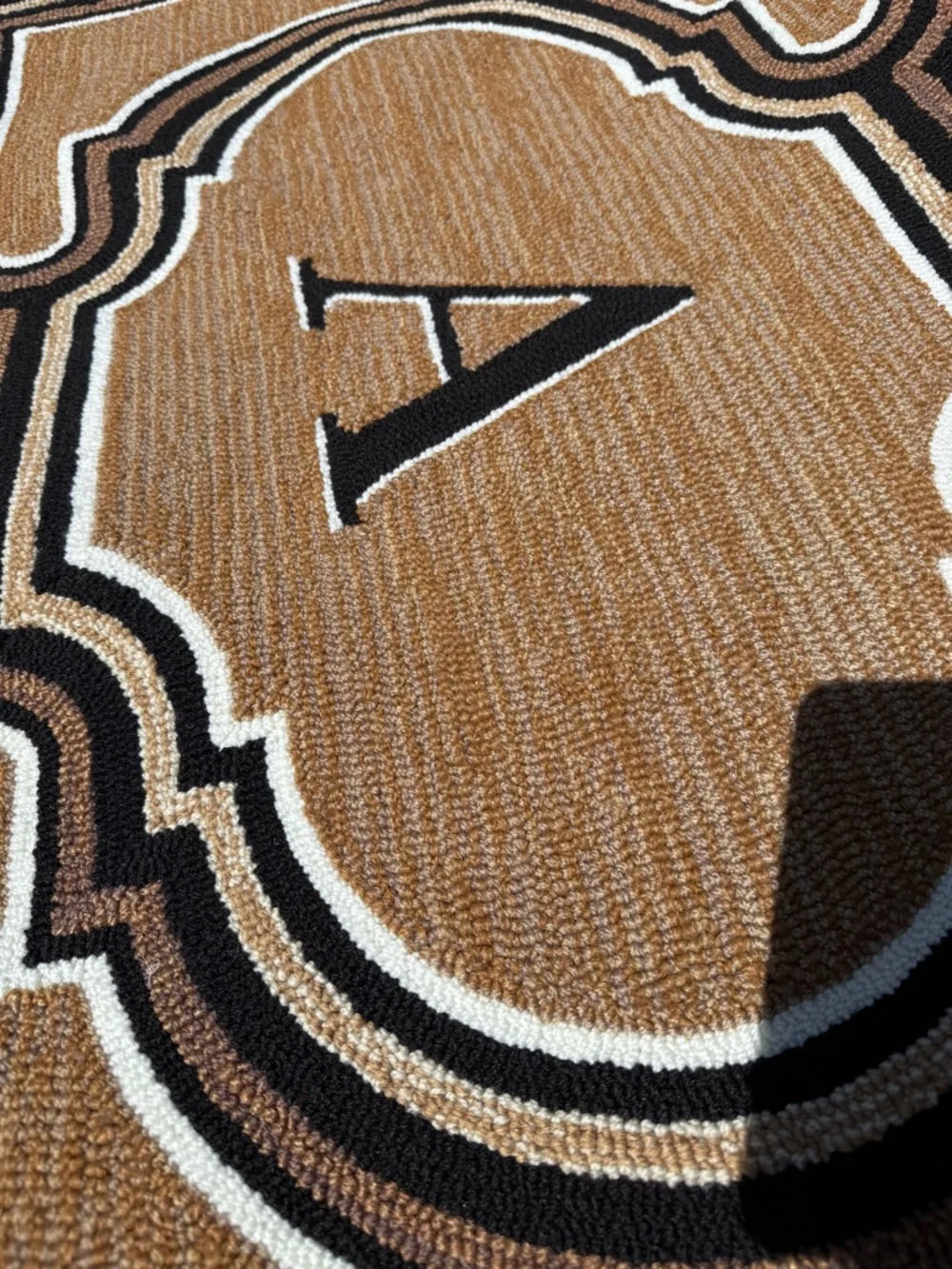 Frontgate Monogrammed 'A' Indoor/Outdoor Rug